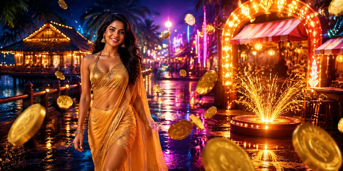 Exciting lucky local promotions night market in Kerala